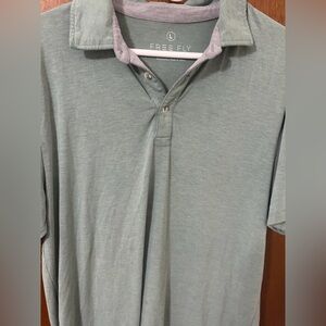 Free Fly Apparel Men's Light Sage Green Polo